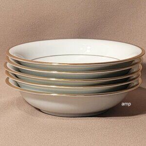 Noritake Guilford 5291 (Lot of 5) Fruit Dessert Bowls (5 1/2") EXCELLENT!